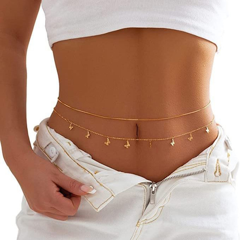 Fashion Simple Double Layer Be – Body Jewelry Beach recenzja i cena
