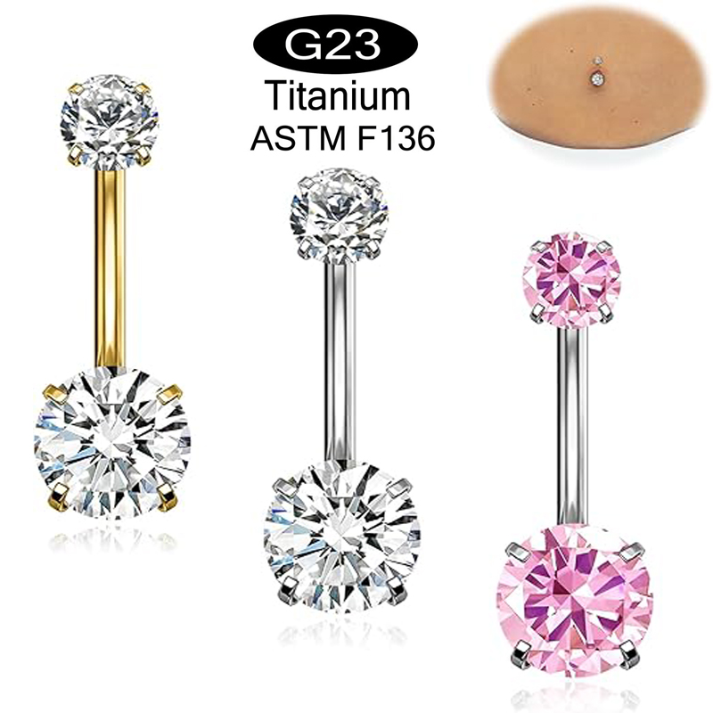 1PC G23 Titanium Belly Button  – Belly Bar Titanium recenzja i cena