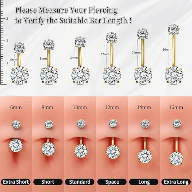 1PC G23 Titanium Belly Button  – Belly Bar Titanium recenzja i cena