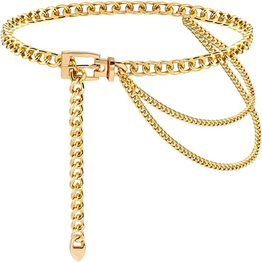 Punk Waist Chain Metal Belt La – Body Jewelry Beach recenzja i cena