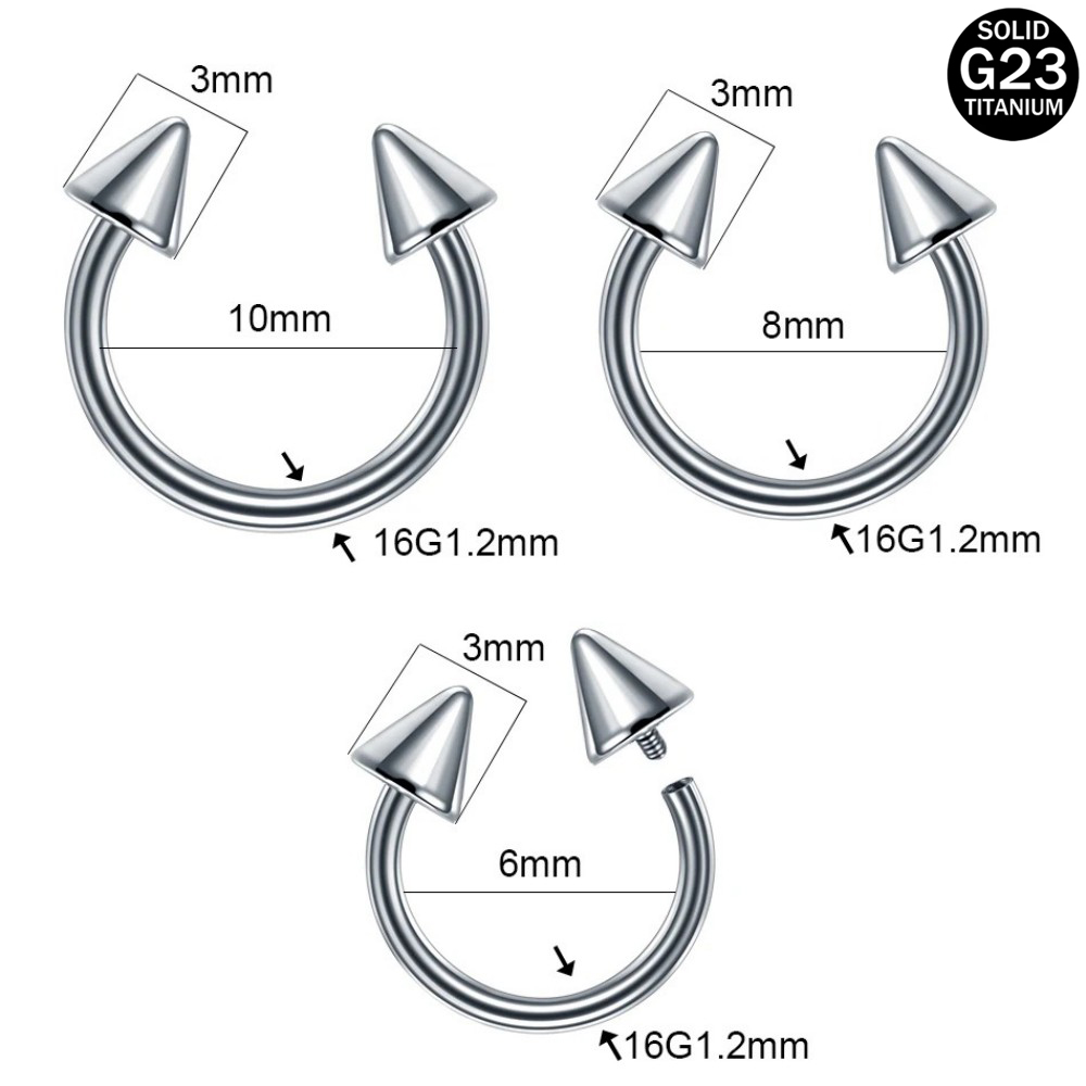F136 Titanium Hoop Nose Rings  – Zoor Body Jewelry recenzja i cena